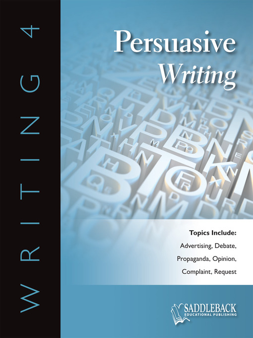 Cover image for Persuasive Writing: Commonly Misspelled Words/ Final Project: Persuasive Essay